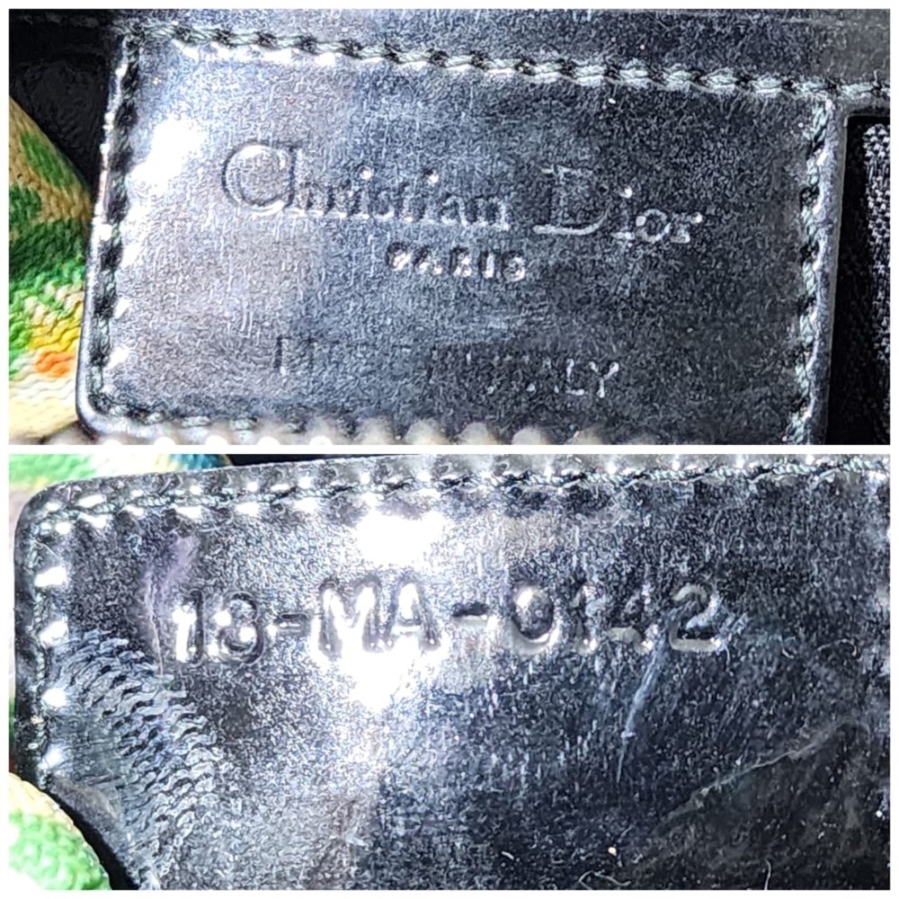 Authentic CHRISTIAN DIOR Patent Cannage Large Lady Dior Satchel Bag Black - Picture 9 of 11